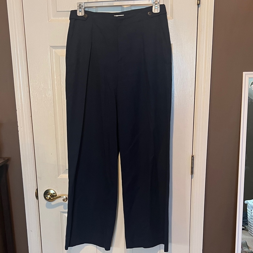 Wonderly Navy Wide Leg Pants